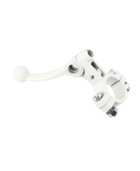 LEVIER DECOMPRESSEUR/STARTER CYCLO TUN'R BLANC METAL