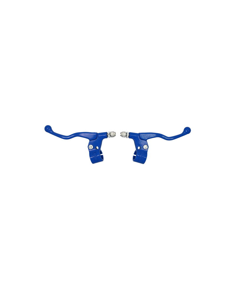 LEVIER FREIN CYCLO TUN'R ALU BLEU COURT (PR)