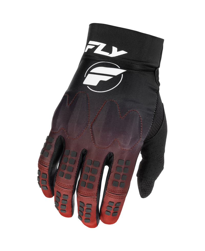 Gants FLY RACING Evolution DST - rouge/noir/blanc - Taille XXL