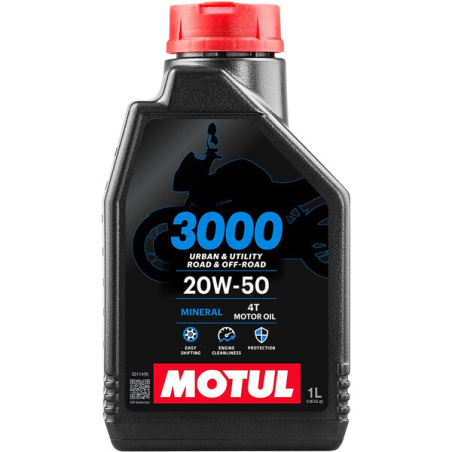 MOTUL - Huile 4T 3000 20W50 1 Litre