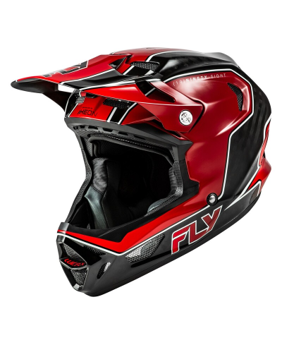 Casque vélo FLY RACING Werx-R Carbon Flow - rouge/noir