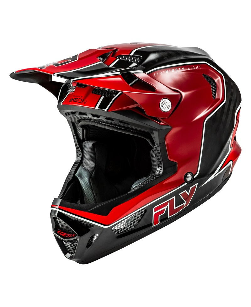 Casque velo FLY RACING Werx-R Carbon Flow - rouge/noir - L