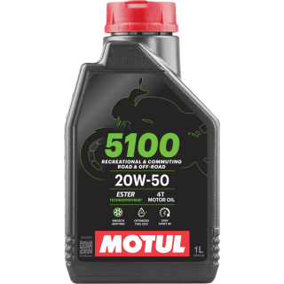 MOTUL - Huile 4T 5100 20W50 4 Litres