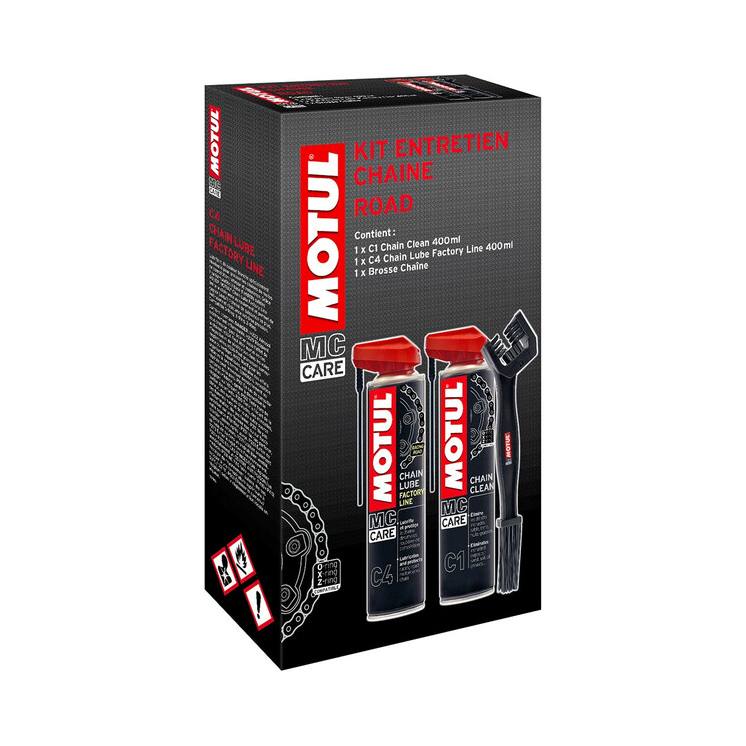 MOTUL - KIT CHAIN ROAD LUB FACTORY LINE 2 x 400ml