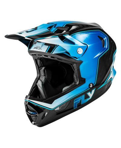 Casque vélo FLY RACING Werx-R Carbon Flow - bleu/blanc