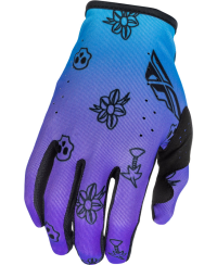 Gants FLY RACING Lite Outline Special Edition - violet/bleu/noir - Taille XXL