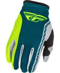 Gants FLY RACING Lite - gris/Lime/Teal - Taille XXL
