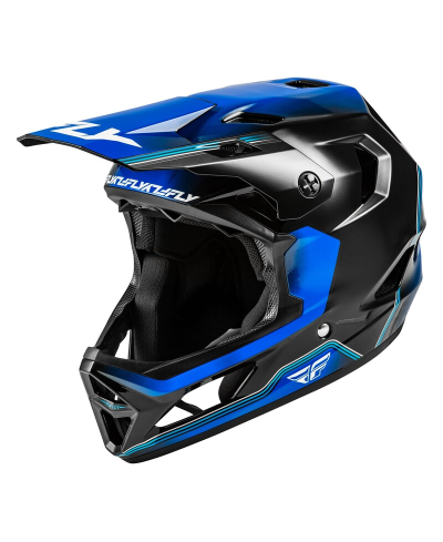 Casque vélo FLY RACING Rayce Repeat - noir/bleu foncé