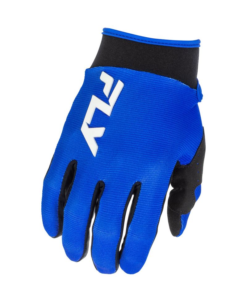 Gants enfant FLY RACING F-16 - bleu/bleu foncÃ©/blanc - Taille YS