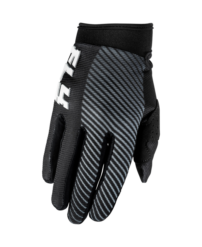 Gants enfant FLY RACING F-16 - noir/blanc - Taille YXXXS