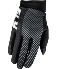 Gants enfant FLY RACING F-16 - noir/blanc - Taille YXXXS