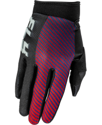 Gants enfant FLY RACING F-16 - noir/rouge/violet - Taille YXXXS