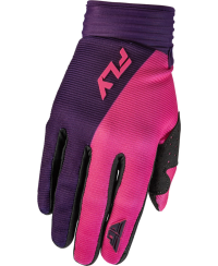 Gants enfant FLY RACING F-16 - rose/mauve - Taille YXS