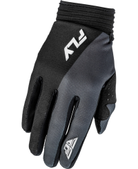 Gants enfant FLY RACING F-16 - gris/noir/blanc - Taille YXXS