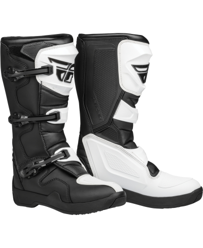 Bottes FLY RACING Maverik LT - blanc/noir - Taille