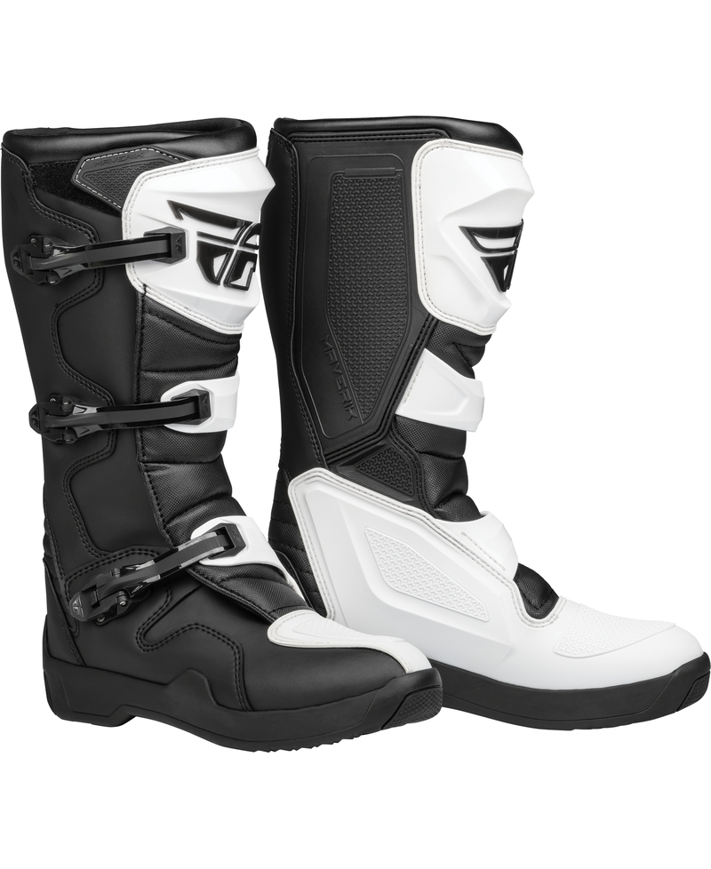 Bottes FLY RACING Maverik LT - blanc/noir - Taille