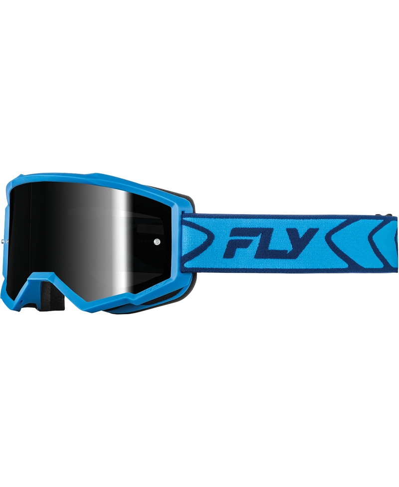Masque FLY RACING Zone bleu/navy- Ã©cran noir - Taille