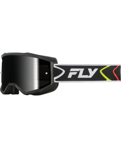 Masque FLY RACING Zone noir/blanc - ecran noir -