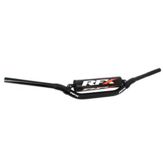 Guidon conique avec barre transversale RFX Pro Series F8 Stewart - 28,6 mm - noir