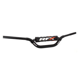 Guidon conique avec barre transversale RFX Pro Series F8 RC High - 28,6 mm - noir