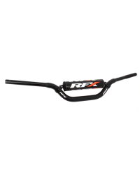 Guidon conique avec barre transversale RFX Pro Series F8 RC High - 28,6 mm - noir