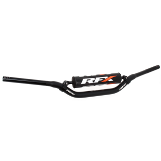 Guidon conique avec barre transversale RFX Pro Series F8 YZ/YZF - 28,6 mm - noir