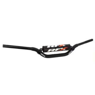 Guidon conique avec barre transversale RFX Pro Series F8 RC - 28,6 mm - noir