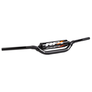 Guidon conique avec barre transversale RFX Pro Series F8 McGrath - 28,6 mm - noir