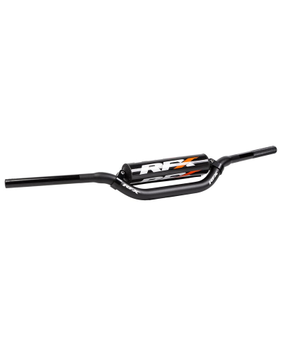 Guidon conique avec barre transversale RFX Pro Series F8 McGrath - 28,6 mm - noir