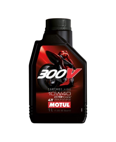 Motul - Huile 4T 300V Factory Line 10W40 1 Litre
