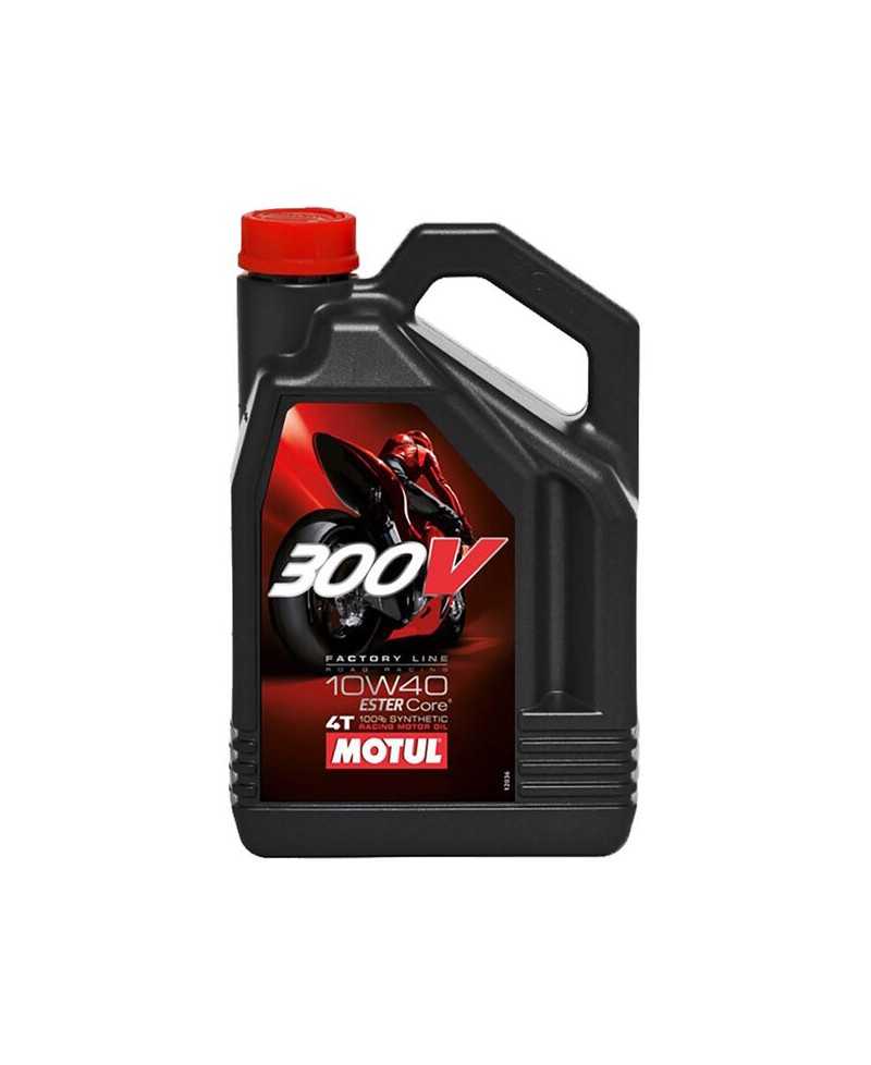 Motul - Huile 4T 300V Factory Line 10W40 4 Litres