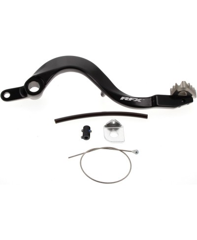 Pédale de frein arrière RFX Pro ST (Anodisé dur noir / Anodisé dur Titane) - Kawasaki KXF450