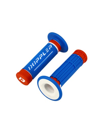 REVETEMENT/POIGNEE DOPPLER GRIP 3D BLEU/BLANC/ROUGE (PR)