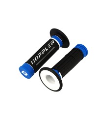 REVETEMENT/POIGNEE DOPPLER GRIP 3D NOIR/BLANC/BLEU (PR)