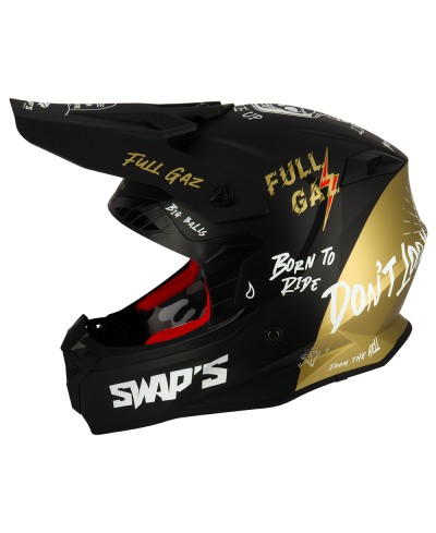 Casque SWAP cross S849 2FASTER Full Gas S