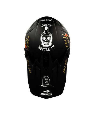 Casque SWAP cross S849 2FASTER Full Gas S