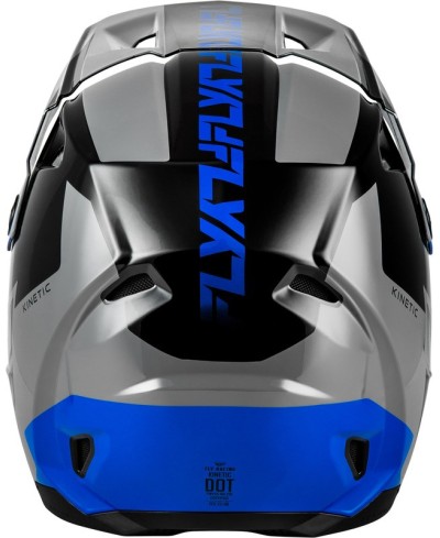 Casque FLY RACING Kinetic Crest - gris/noir/bleu - Taille S