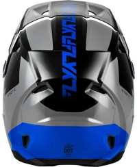 Casque FLY RACING Kinetic Crest - gris/noir/bleu - Taille S