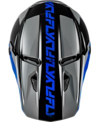 Casque FLY RACING Kinetic Crest - gris/noir/bleu - Taille S
