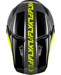 Casque FLY RACING Kinetic Crest - gris/noir/jaune fluo - Taille M