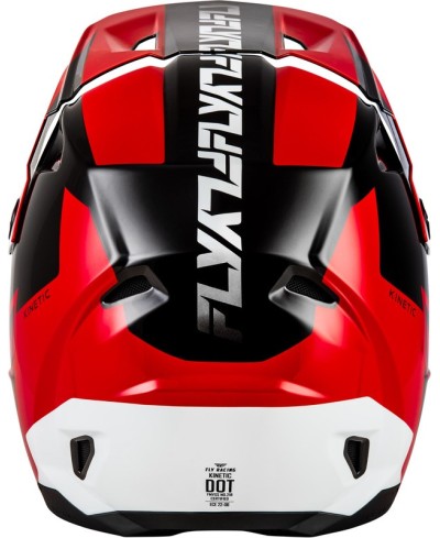 Casque FLY RACING Kinetic Crest - rouge/noir/blanc - Taille XL