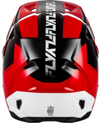 Casque FLY RACING Kinetic Crest - rouge/noir/blanc - Taille XL