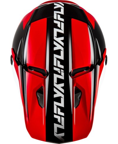 Casque FLY RACING Kinetic Crest - rouge/noir/blanc - Taille XL