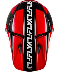 Casque FLY RACING Kinetic Crest - rouge/noir/blanc - Taille XL