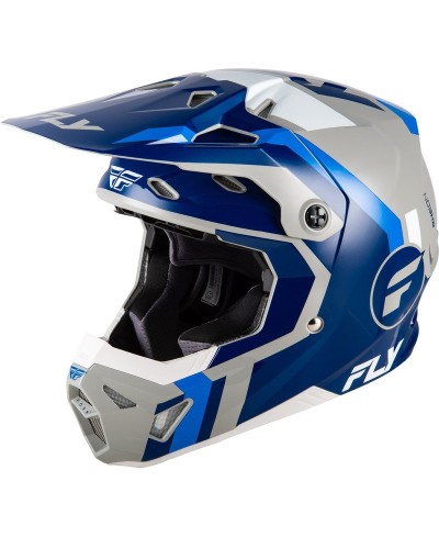 Casque FLY RACING Formula CP Seal - Navy/bleu/gris - Taille S