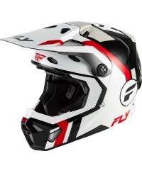 Casque FLY RACING Formula CP Seal - blanc/noir/rouge - Taille L