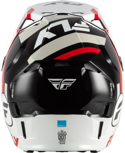 Casque FLY RACING Formula CP Seal - blanc/noir/rouge - Taille L