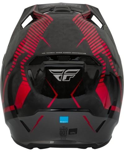 Casque FLY RACING Formula Carbon Tracer - Red/Black - Taille XS