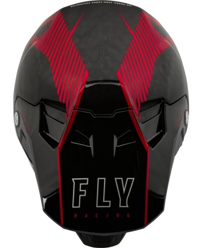 Casque FLY RACING Formula Carbon Tracer - Red/Black - Taille XS