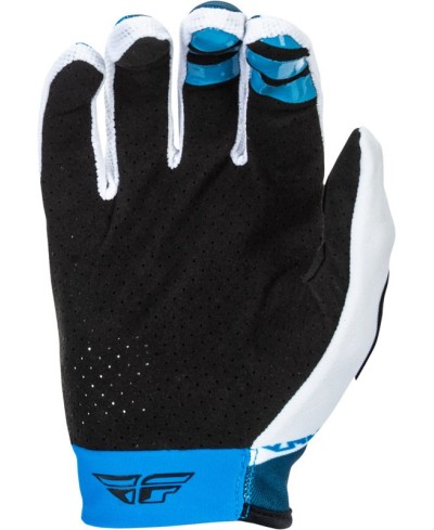 Gants enfant FLY RACING Lite - bleu/blanc - Taille YL